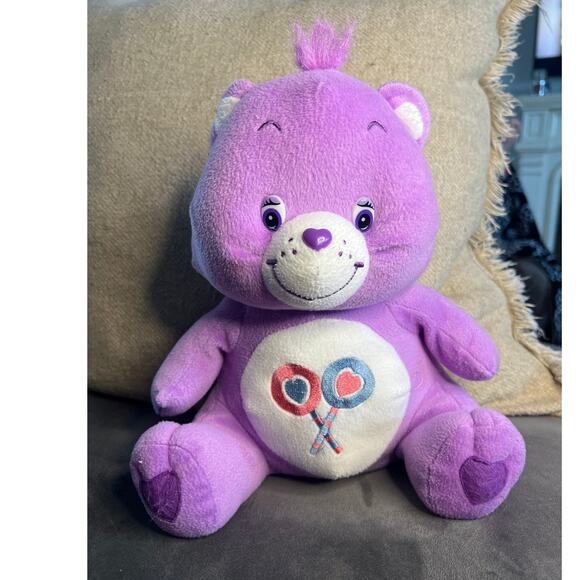VINTAGE 2002 Share Bear Care Bears Plush Stuffed Animal - Picture 1 of 3